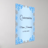 Impressions Dorure Quinceañera Ice Blue Silver Winter Snowflake (Poser)