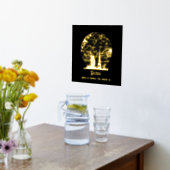 Impressions Dorure Real Foil DUBAI Street Map Custom Art Foil Prints (Couchage (Cuisine))