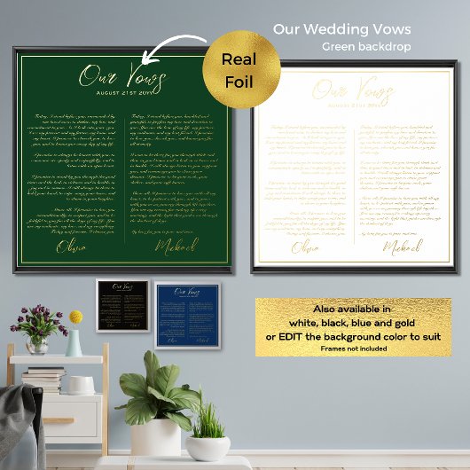 Impressions Dorure Real Foil Notre MARIAGE VOWS Newlyweds Mr Mme Foil