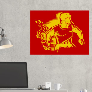 Impressions Dorure Rebelles, Cocktail Molotov, Émeutes, Style Communi