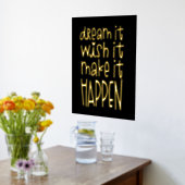 Impressions Dorure Rêve Motivationnel Souhaite Le rendre Noir (Couchage (Cuisine))