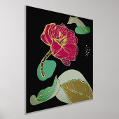 Impressions Dorure Rouge et Gold Poppy Abstrait (Poser)