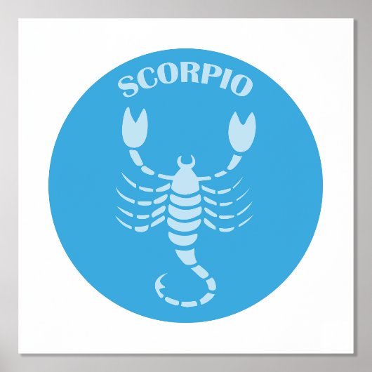 Impressions Dorure Scorpion, Signe Zodiaque, Horoscope, Astrologie (Recto)