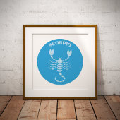 Impressions Dorure Scorpion, Signe Zodiaque, Horoscope, Astrologie