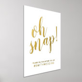 Impressions Dorure Script moderne Oh Snap Mariage Gold (Poser)