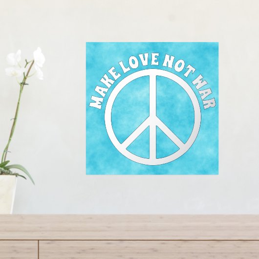 Impressions Dorure Signe de paix solide - VOTRE TEXTE (In Situ (Tableau d'Entrée))