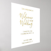 Impressions Dorure Signe mariage Script élégant Real Gold Foil (Poser)