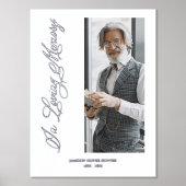 Impressions Dorure Silver Traditional & Elegant Photo Funeral (Recto)