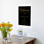 Impressions Dorure Simple élégance Script Mariage or (Couchage (Cuisine))