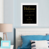 Impressions Dorure Simple élégance Script Mariage or (In situ (chambre))