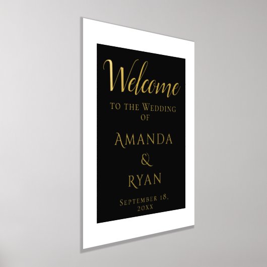 Impressions Dorure Simple élégance Script Mariage or (Poser)