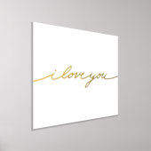 Impressions Dorure Simple et brillant Je t'aime (Poser)