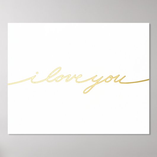 Impressions Dorure Simple et brillant Je t'aime (Recto)