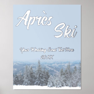 Impressions Dorure Snowy Mountain Forest Apres Ski Mariage Event