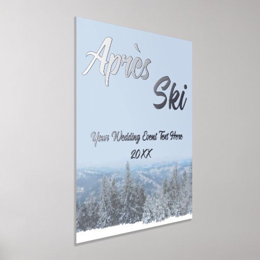 Impressions Dorure Snowy Mountain Forest Apres Ski Mariage Event (Poser)