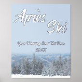 Impressions Dorure Snowy Mountain Forest Apres Ski Mariage Event (Recto)