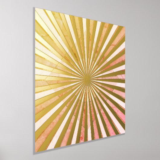 Impressions Dorure Soleil Abstrait (Poser)