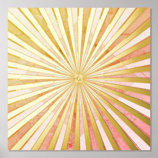 Impressions Dorure Soleil Abstrait (Recto)