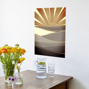 Impressions Dorure Soleil désert