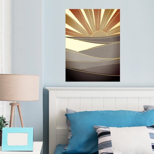 Impressions Dorure Soleil désert (In situ (chambre))