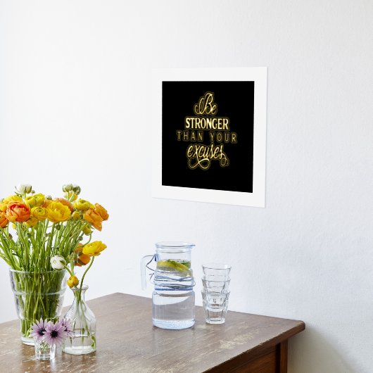Impressions Dorure Soyez Plus Forte Que Vos Excuses (Couchage (Cuisine))