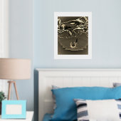 IMPRESSIONS DORURE  STYLES D'ART ET DE DESIGN D'IMPRIMANTE FOIL (In situ (chambre))