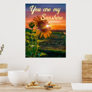 Impressions Dorure Sunflower Sunset Photo You My Sunshine