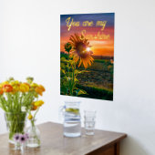 Impressions Dorure Sunflower Sunset Photo You My Sunshine (Couchage (Cuisine))