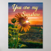 Impressions Dorure Sunflower Sunset Photo You My Sunshine (Recto)