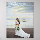 Impressions Dorure Superposition Vows mariage | Photo Mariage (Recto)