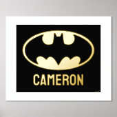 Impressions Dorure Symbole Batman | Logo Oval de chauve-souris (Recto)