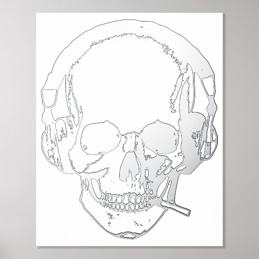 Impressions Dorure Tabagisme du crâne (Recto)