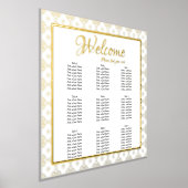 Impressions Dorure Tableau de sièges formels complexes - Mariage (Poser)