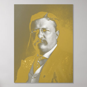 Impressions Dorure Theodore Roosevelt Teddy Président républicain