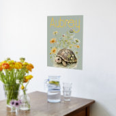 Impressions Dorure Tortue mignonne avec le nom (Couchage (Cuisine))