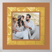 Impressions Dorure Trait Brown Herringbone Photo personnalisée Fond d (Recto)