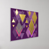 Impressions Dorure triangle or violet de luxe formes réelles (Poser)