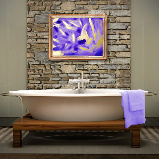 Impressions Dorure Trucs de peinture violet et or