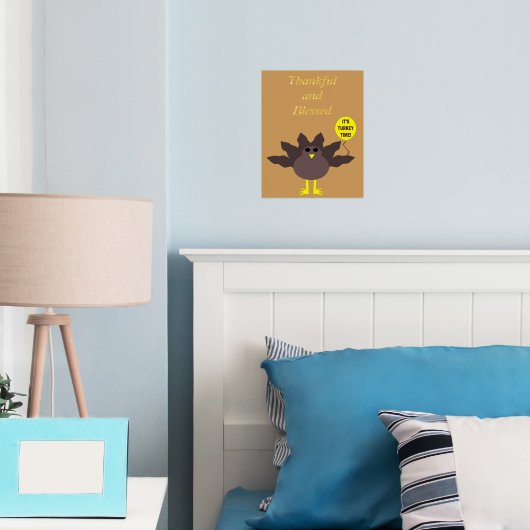 Impressions Dorure Turquie Heure Thanksgiving Custom (In situ (chambre))