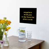 Impressions Dorure Typographie moderne Sweet Romantique Noir + Or (Couchage (Cuisine))