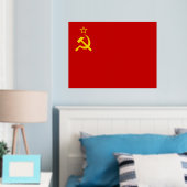 Impressions Dorure Union soviétique Drapeau, URSS, CCCP, Communisme,  (In situ (chambre))