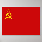 Impressions Dorure Union soviétique Drapeau, URSS, CCCP, Communisme,  (Recto)