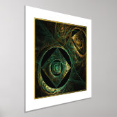 Impressions Dorure Vibrations magiques Art Abstrait (Poser)