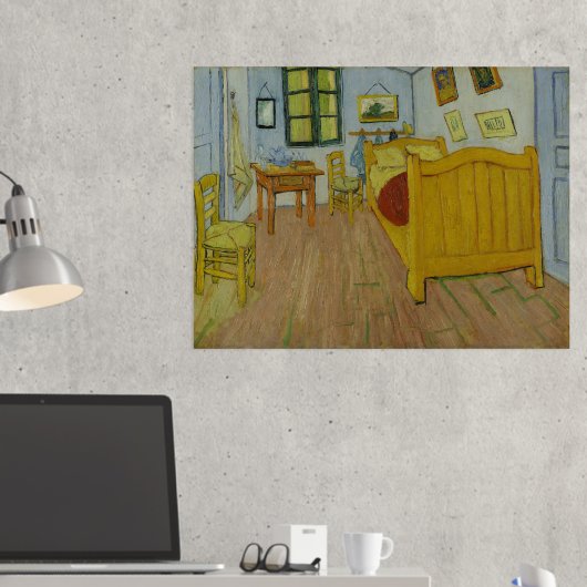Impressions Dorure Vincent Van Gogh, Chambre à Arles, 1ère version (In situ (Bureau 2))