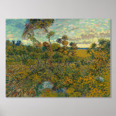 Impressions Dorure Vincent Van Gogh, Coucher De Soleil À Montmajour (Recto)