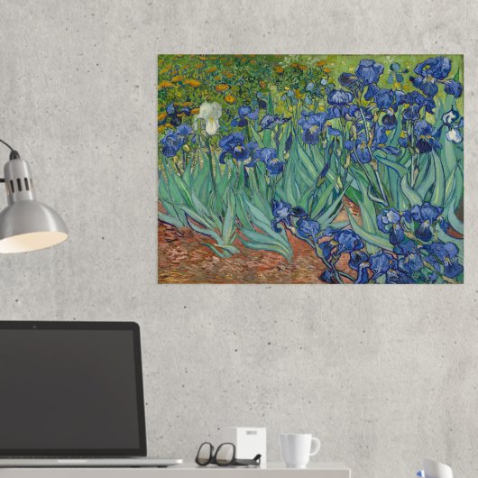 Impressions Dorure Vincent Van Gogh, Irises, Les Iris (In situ (Bureau 2))