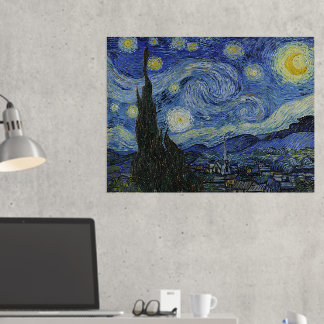 Impressions Dorure Vincent Van Gogh, La Nuit étoilée