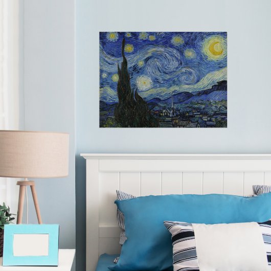 Impressions Dorure Vincent Van Gogh, La Nuit étoilée (In situ (chambre))