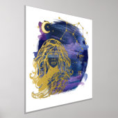 Impressions Dorure Virgo Lady Signe de la date de naissance personnal (Poser)