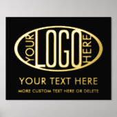 Impressions Dorure Votre entreprise Logo Entreprise moderne Promotion (Recto)